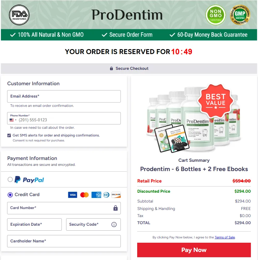 Prodentim buy
