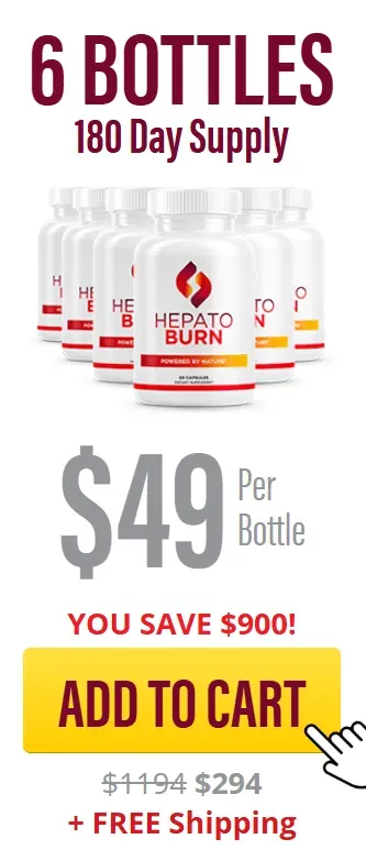 HepatoBurn 6 bottles