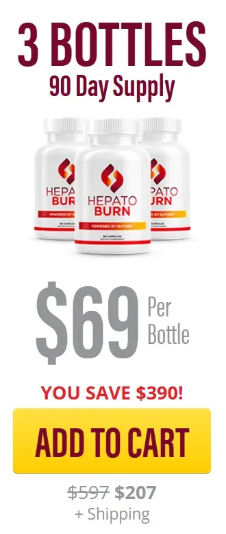 HepatoBurn 3 bottles