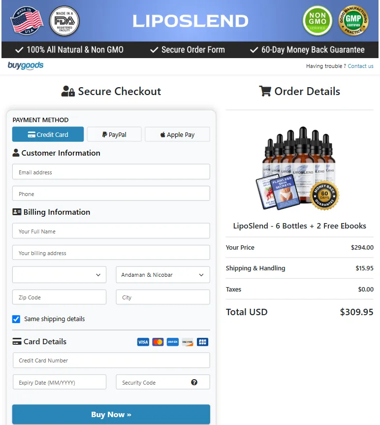 Liposlend buy