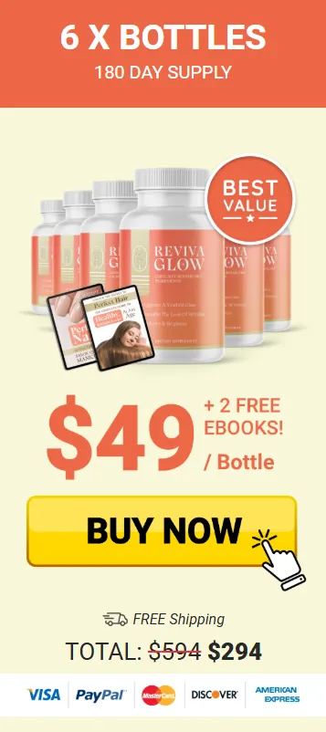 RevivaGlow 6 bottles