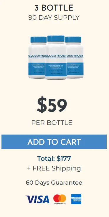 GlucoTrust 3 bottles