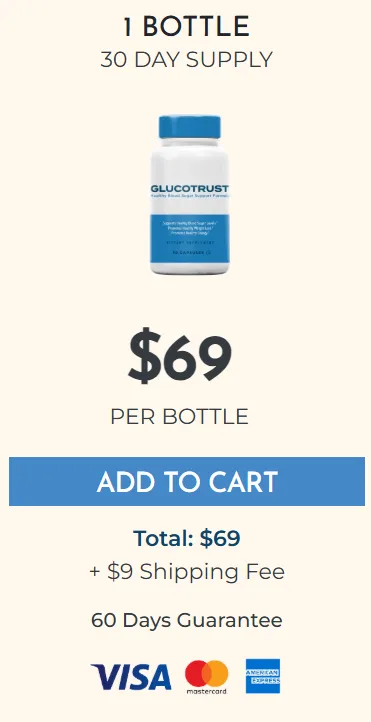 GlucoTrust 1 bottles