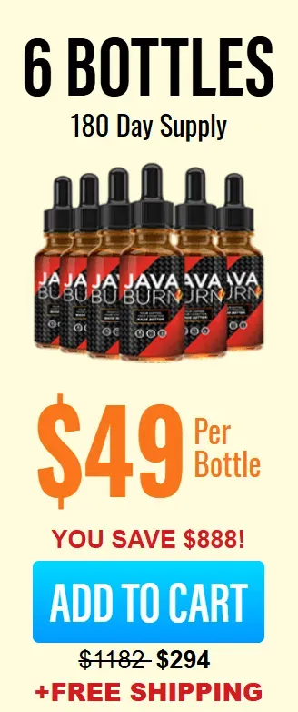 Java Burn 6 bottles