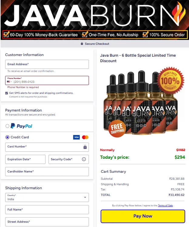 Java Burn buy