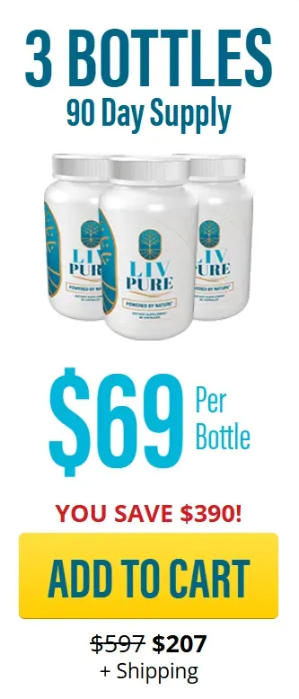 Livpure 3 bottles