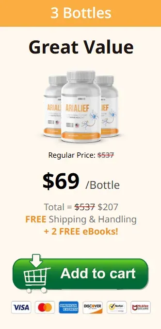 Arialief 3 bottles