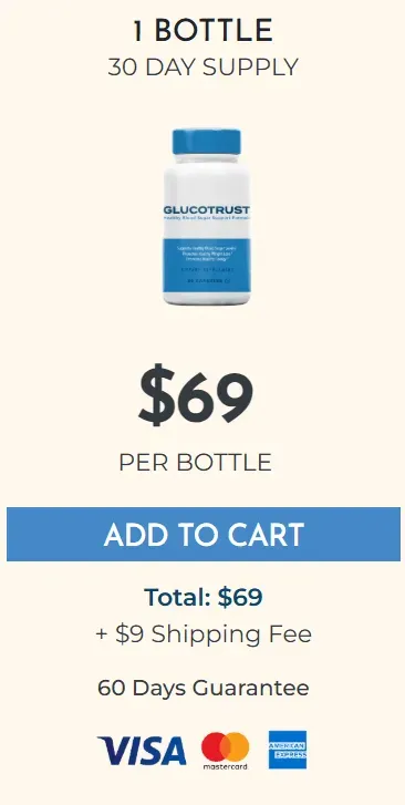 GlucoTrust 1 bottle