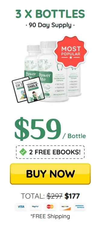 PowerBite 3 bottles