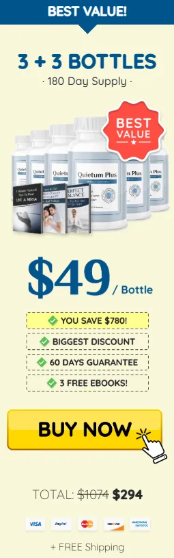 Quietum Plus 6 bottles