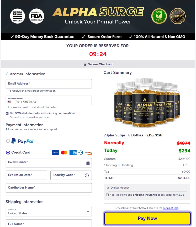Alpha Surge buy 