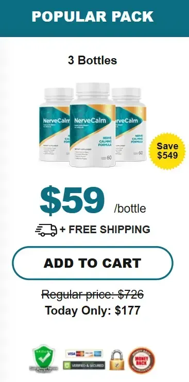 Nerve Calm 3 bottles