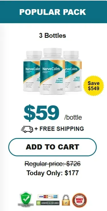 Nerve Calm 3 bottles