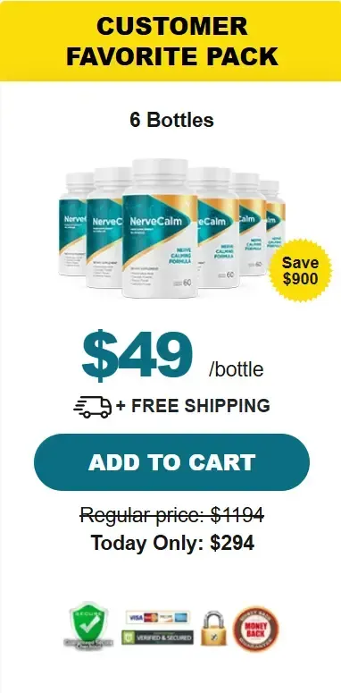 Nerve Calm 6 bottles