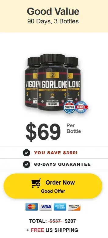 Vigorlong 3 bottles