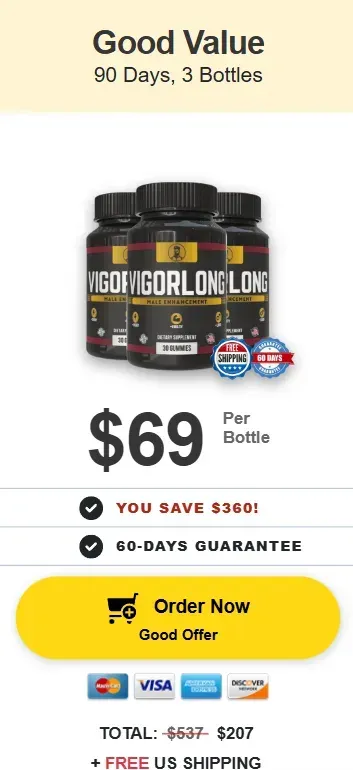 Vigorlong 3 bottles