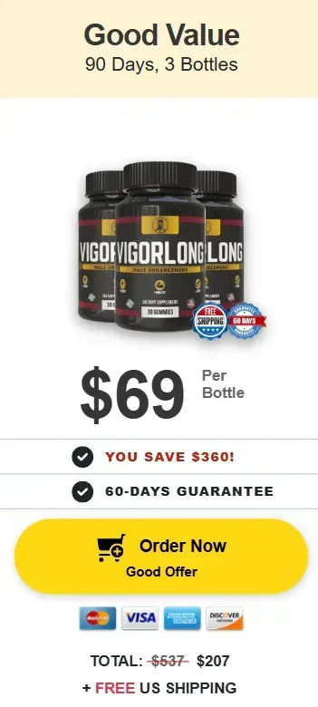 Vigorlong 3 bottles