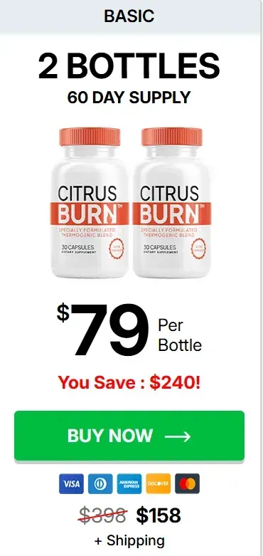 CitrusBurn 2 bottles