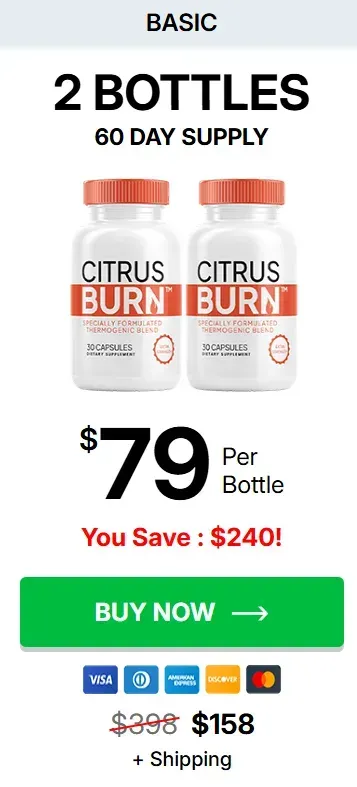 CitrusBurn 2 bottles