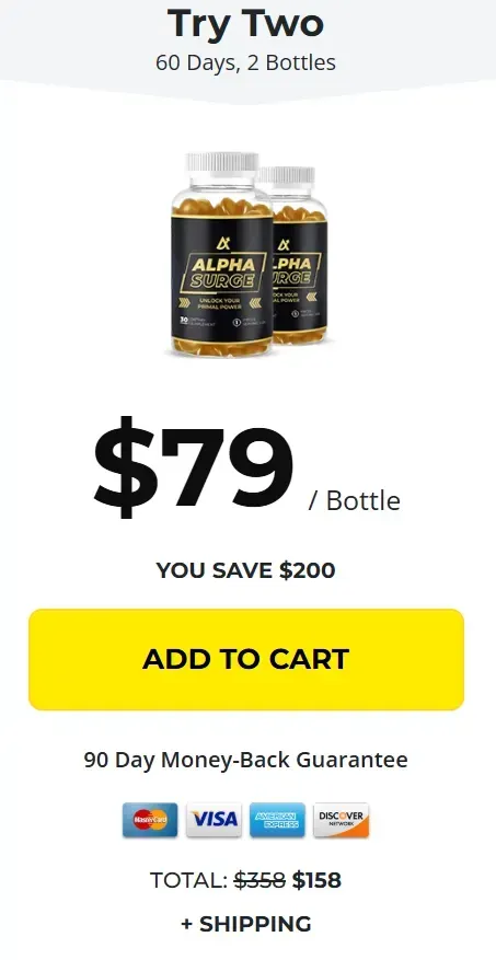Alpha Surge 2 bottles