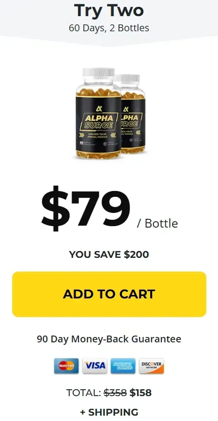 Alpha Surge 2 bottles