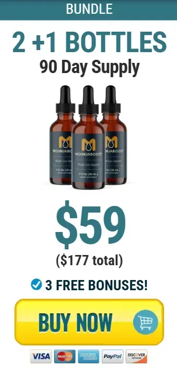 MounjaBoost 3 bottles