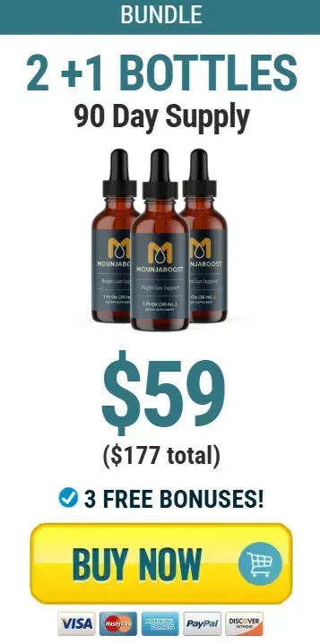 MounjaBoost 3 bottles