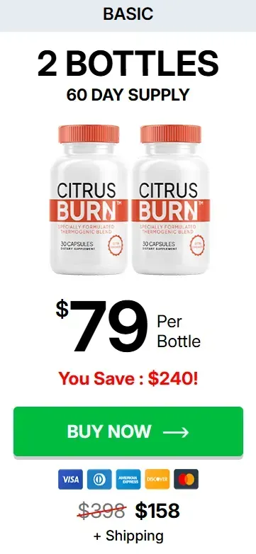 Citrus Burn 2 bottles