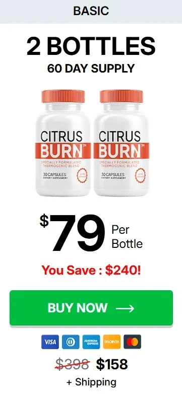 CitrusBurn 2 bottles