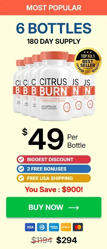 CitrusBurn 6 bottles