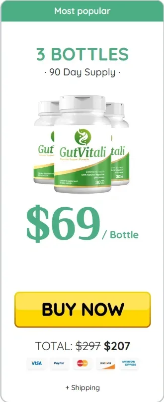 GutVitali 3 bottles