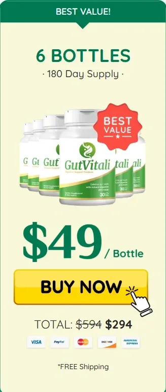 GutVitali 6 bottles