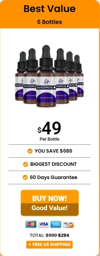 Glycopezil 6 bottles