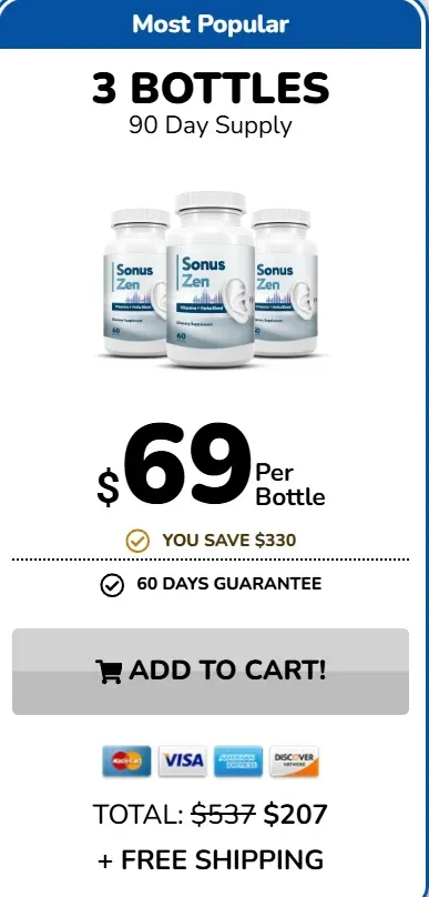 Sonus Zen 3 bottles