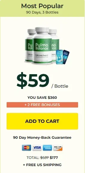 Pulmo Balance 3 bottles
