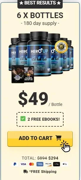 HeroUp 6 bottles