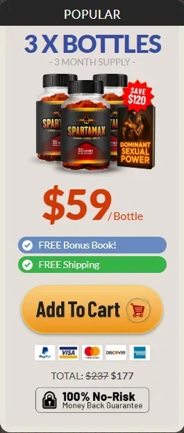Spartamax 3 bottles