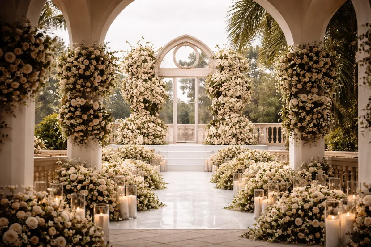 Luxury floral event design in Miami — SophistiChic Art des Fleurs / Diseño floral y estilismo de eventos de lujo en Miami — SophistiChic Art des Fleurs