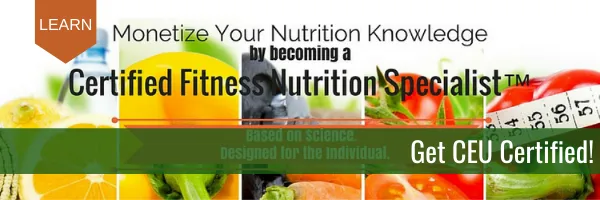 Certified Fitness Nutrition Specialist