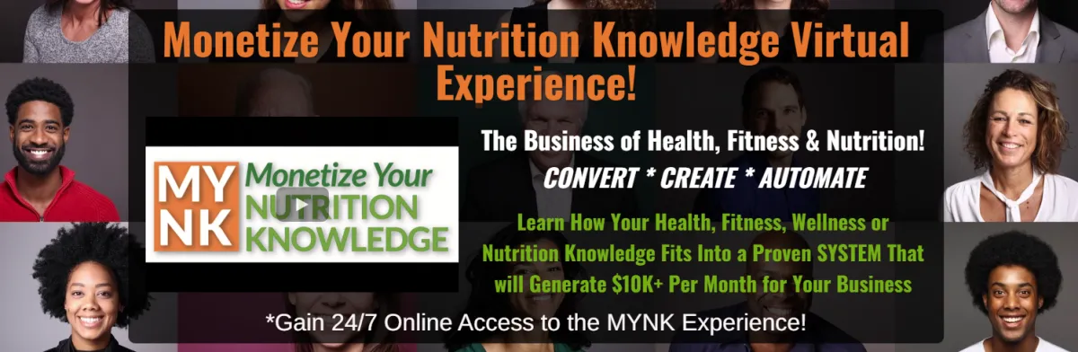 Monetize Your Nutrition Knowedge