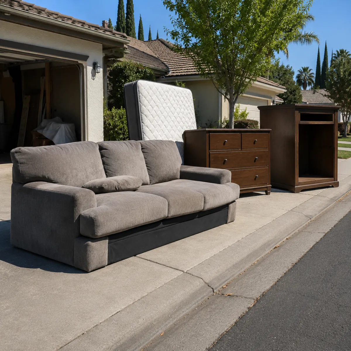 Furniture removal in Clovis