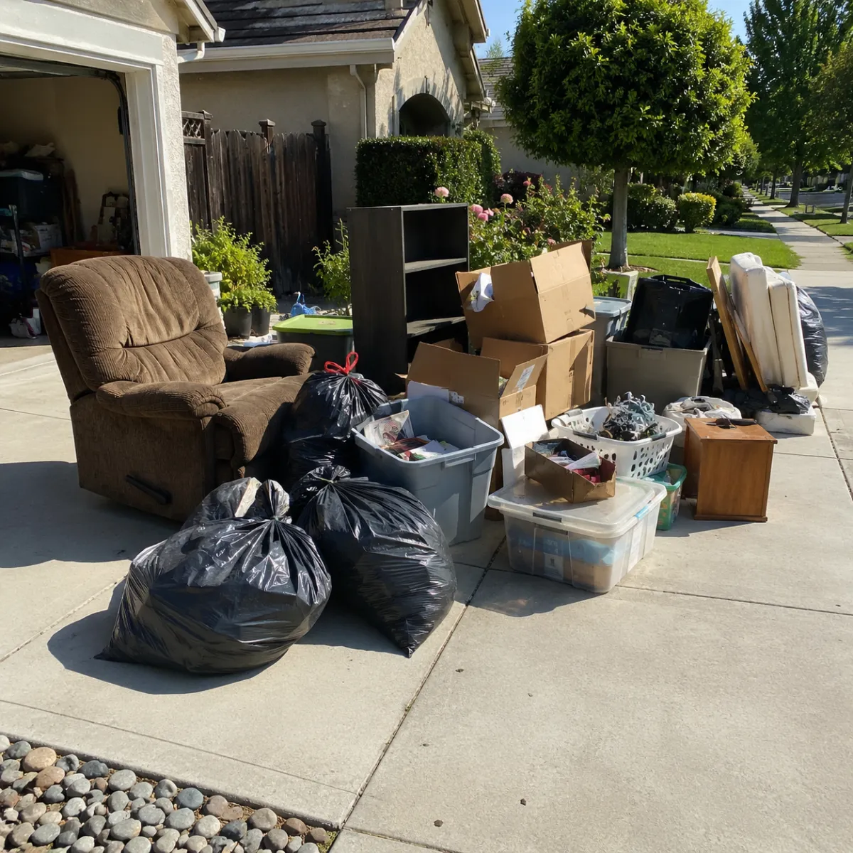 Mixed junk cleanup in Clovis