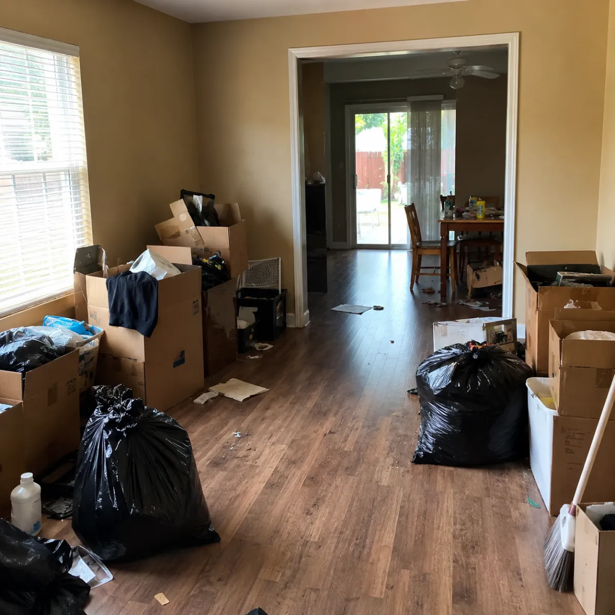 Move-out house cleanout in Fresno