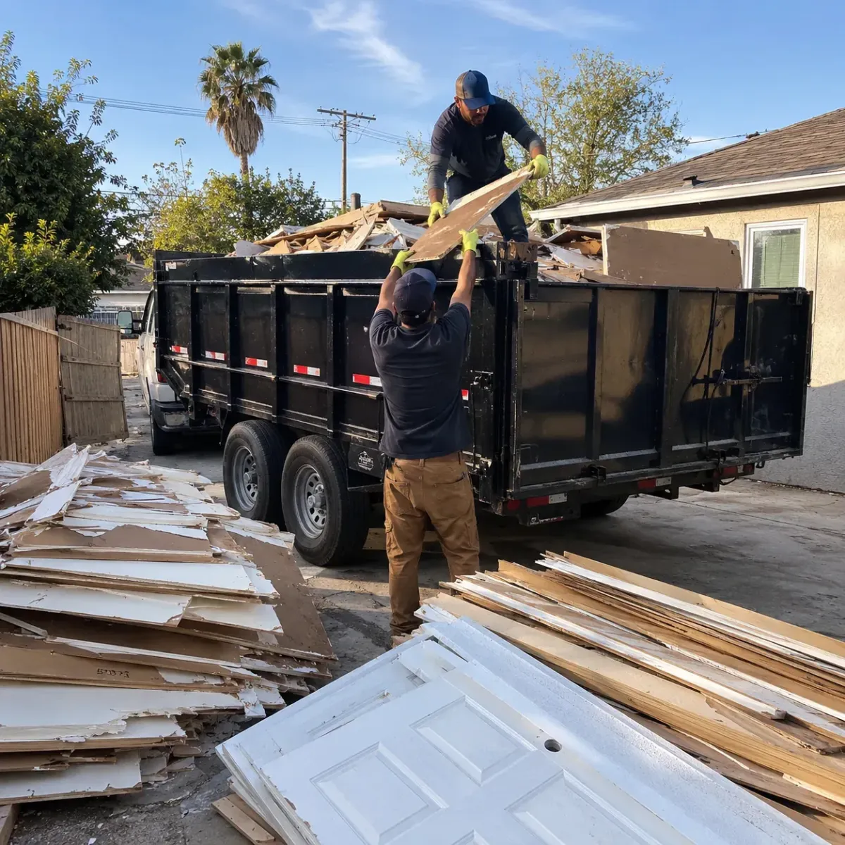 Post-Demolition Debris Hauling