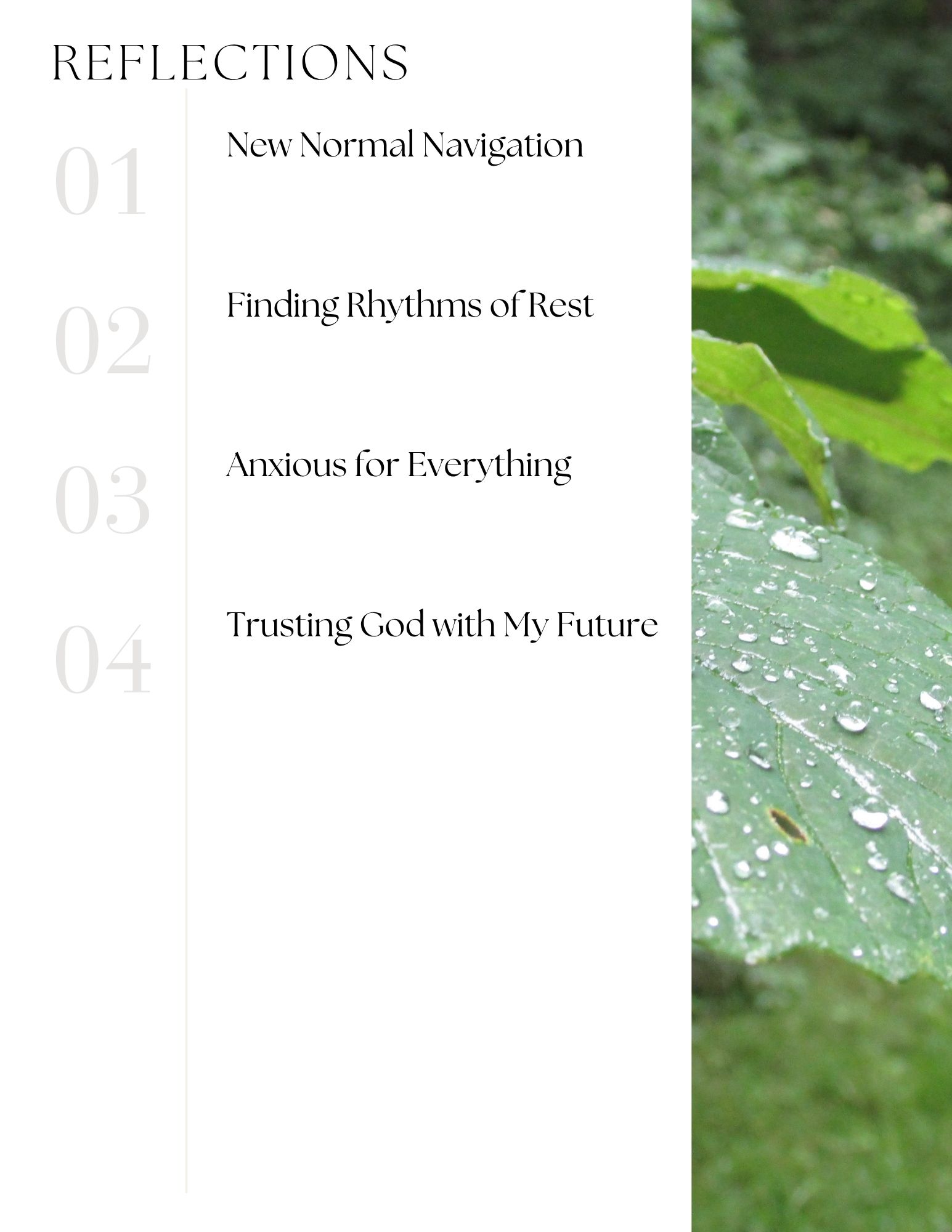 New Normal Navigation Finding Rhythms of Rest Anxious for Everything Trusting God with My Future