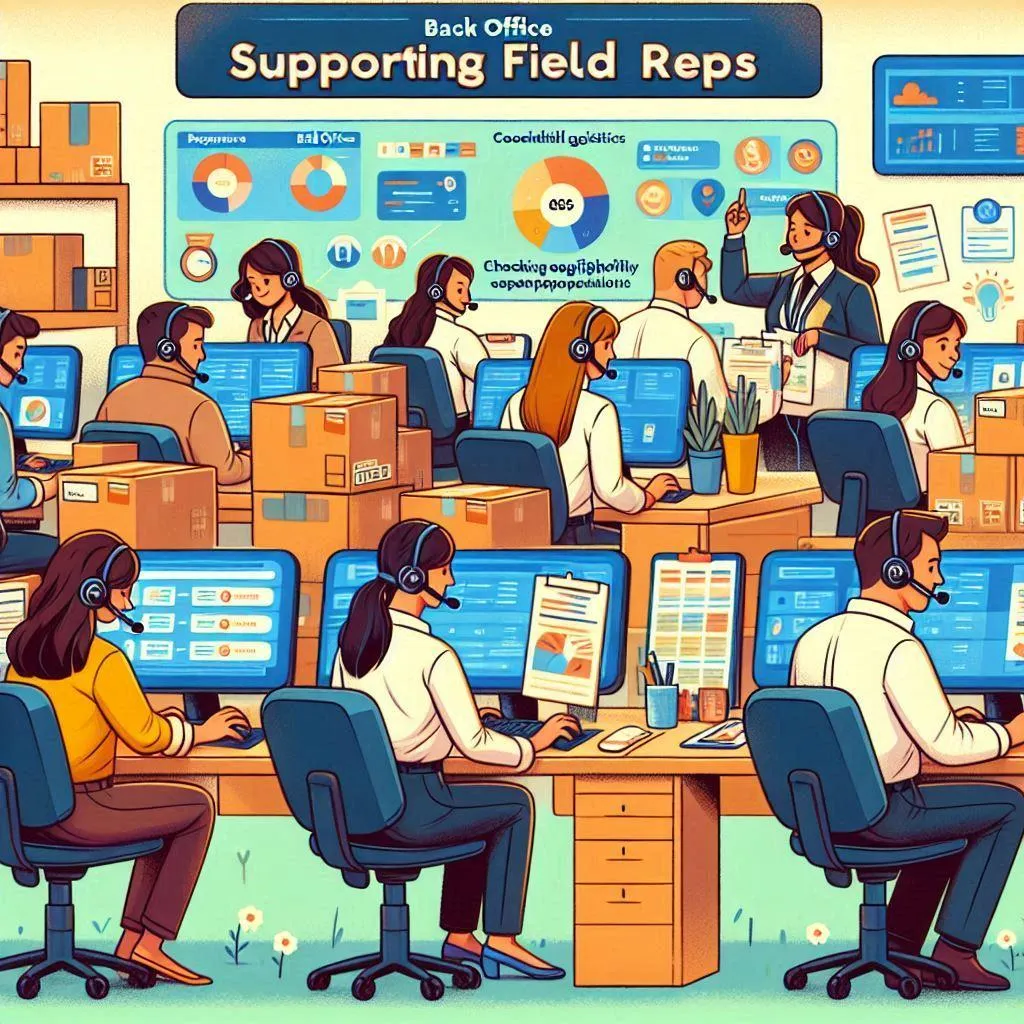 printed sticky notes glued on board