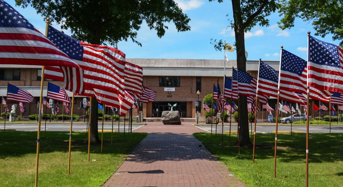 multi-level composite deck project in Clifton NJ