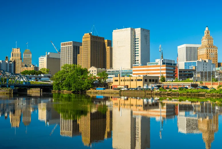 restored wood deck with fresh stain in Newark NJ