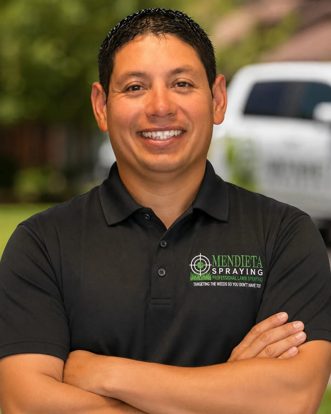 Lawn care expert providing honest property assessment and estimate
