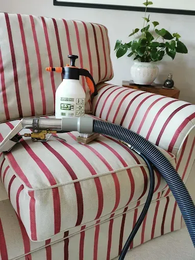 Rug being professionally cleaned by Highfield TS in North Yorkshire